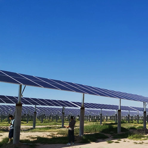 Adjustable fixed solar bracket for power generation