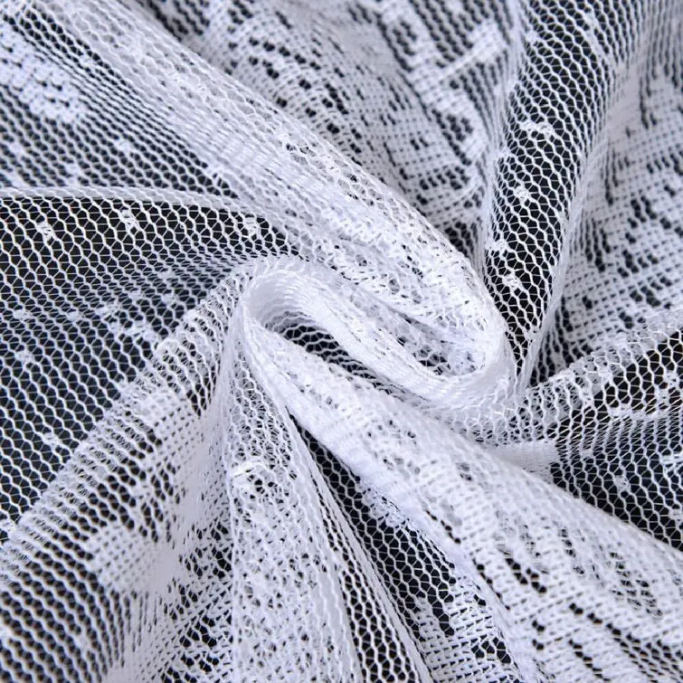 Decoration Dining Party White Lace Embroidery Round Wedding Tablecloths Table Cloth