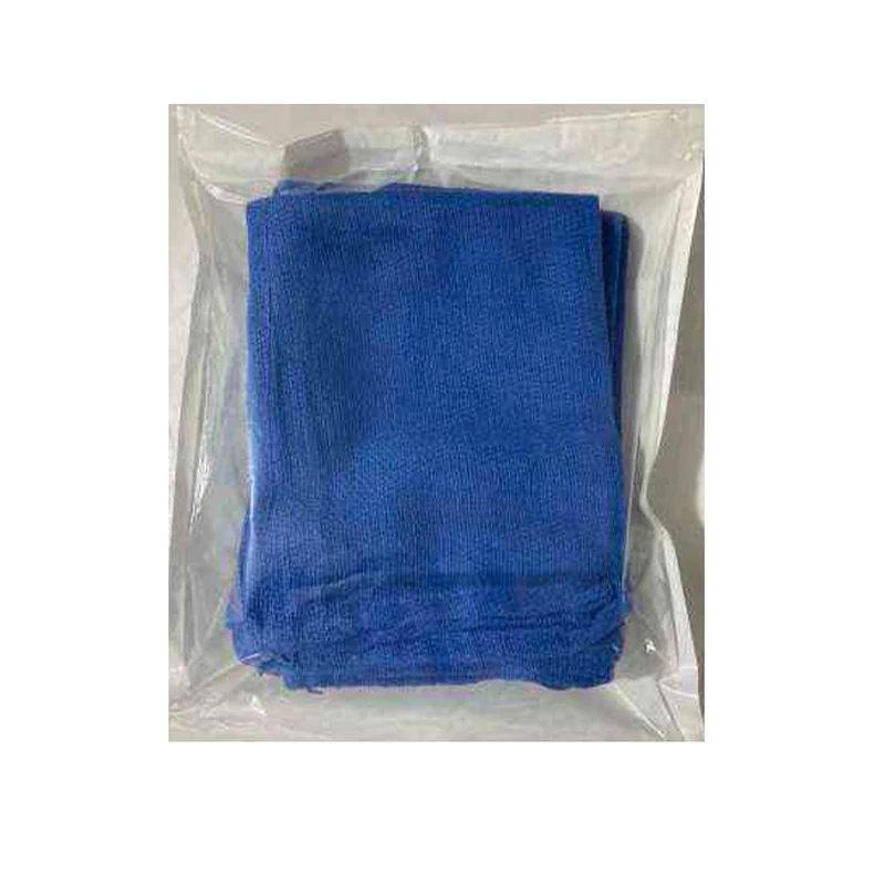 Blue Color 100% Cotton O.R. Towels Medical Disposable Sterile Surgical Huck Towel with High Quality