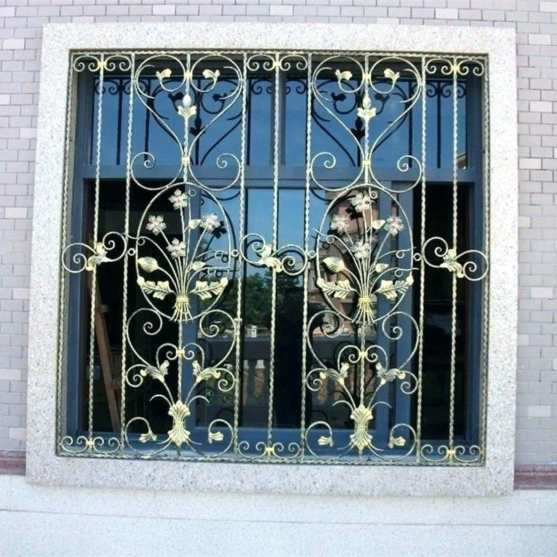 2015 Top-selling modern window wrought iron