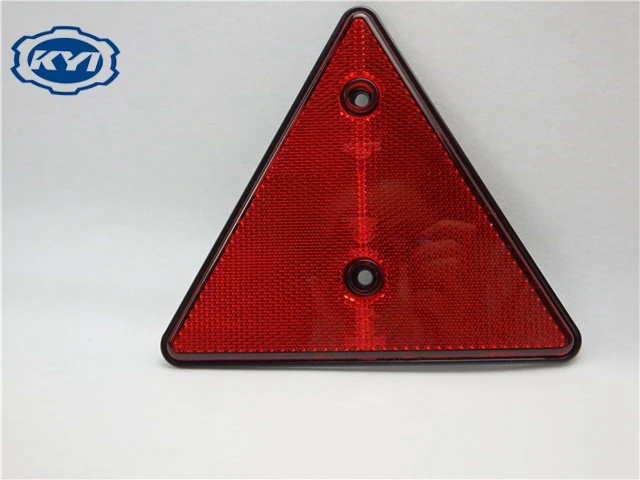 Reflector Triangular Red, Safety Warning Triangle for Trailer Truck Bus in shanghai of KC204