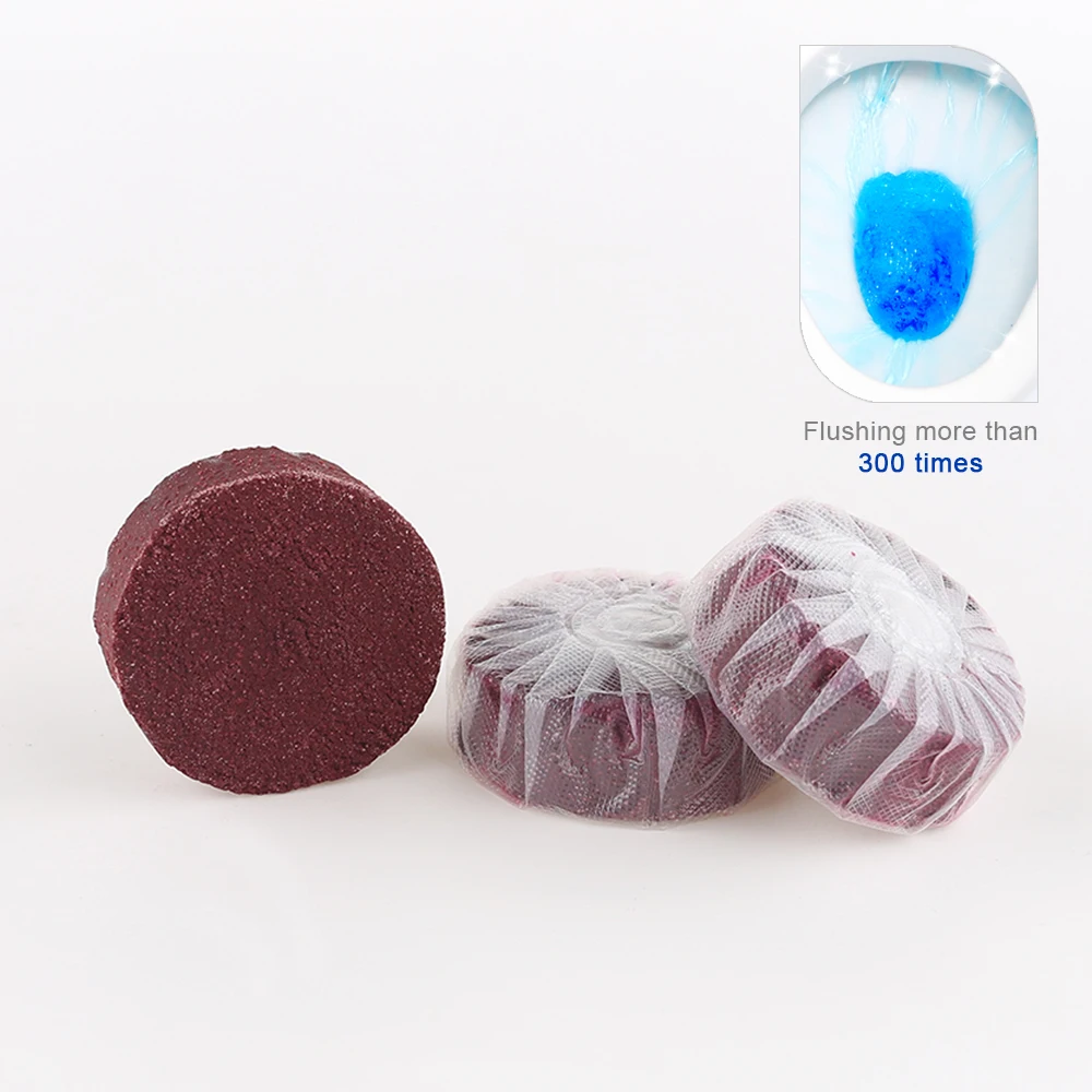 Low price highly effective automatic 3 pcs gel tabs naturally hotel toilet flush cleaner soap