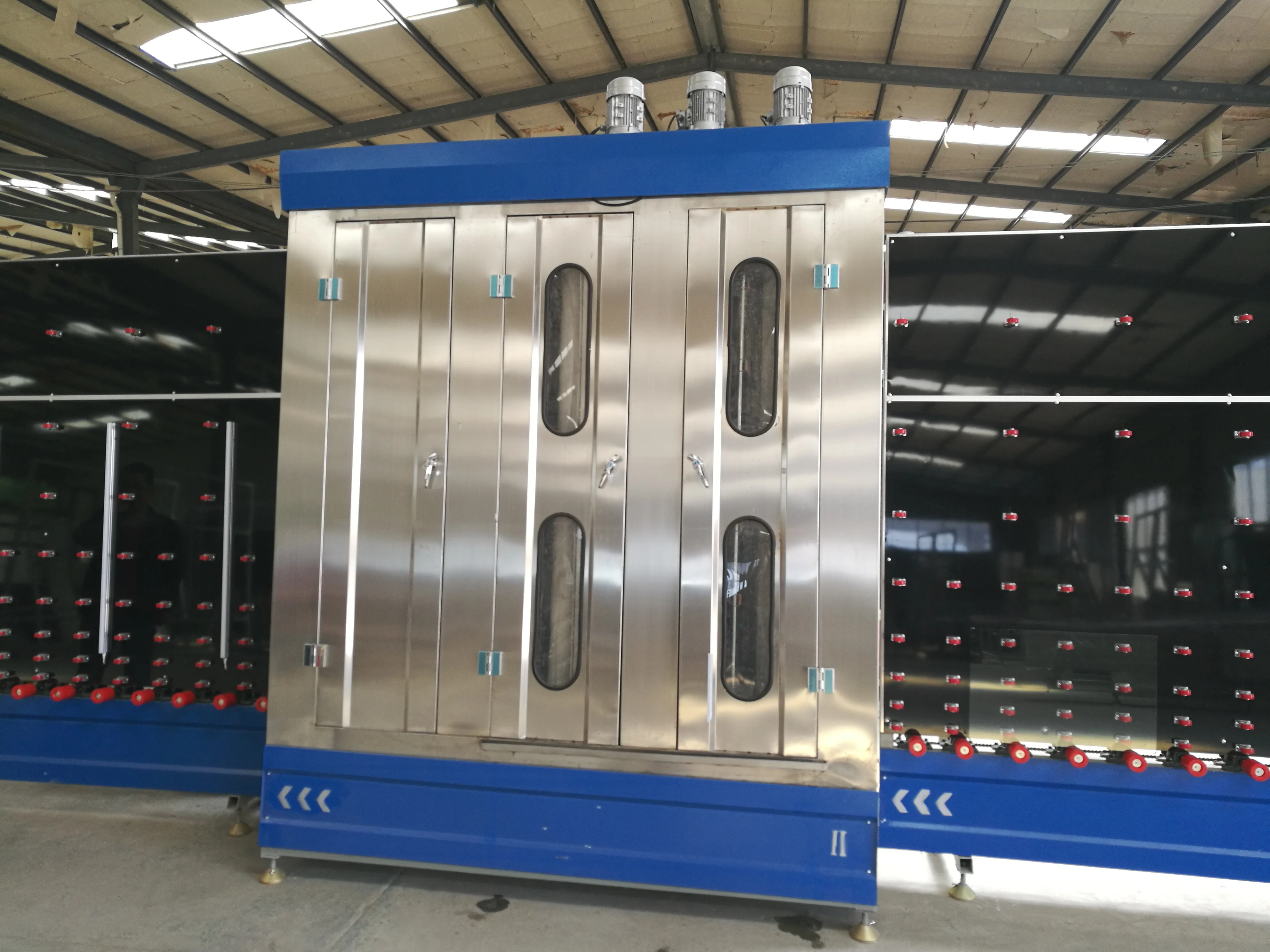 High Standard Vertical Glass Washing Machine Automatical CNC Glass OEM  Power Intelligent Cleaning Easy Control