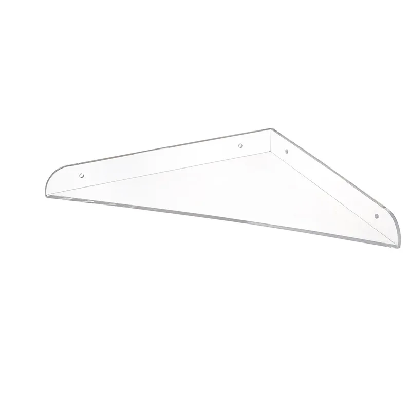 Modern Plastic Floating Wall Shelf Multifunctional Bathroom Storage Shelf Wall Mount Bathroom Rack