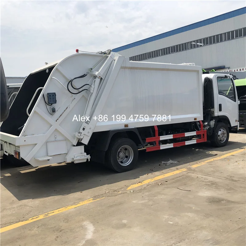 4x2 10cbm ISUZU 700P rear loader garbage truck