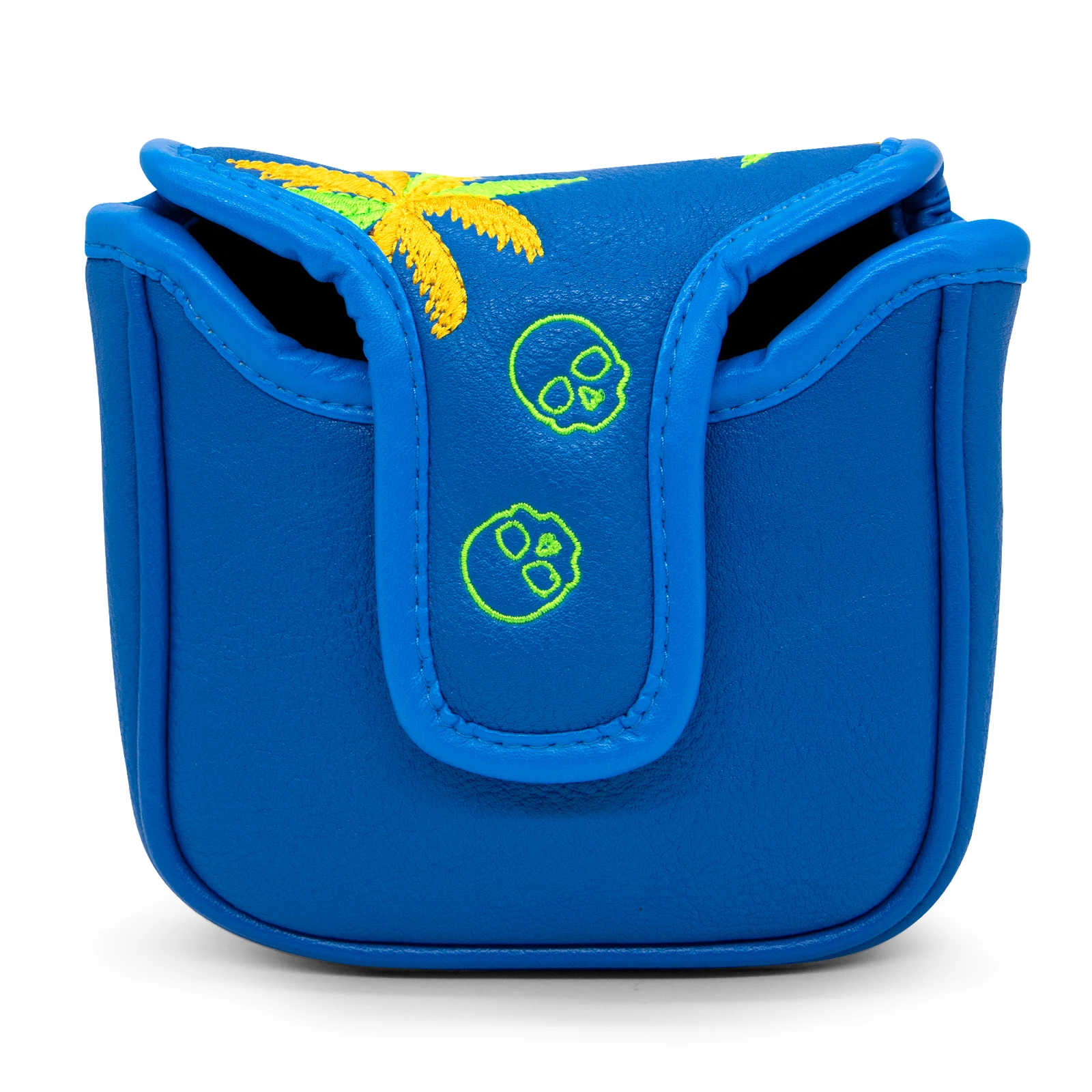 High Quality Embroidered Golf Headcover Custom Golf Headcover Skull Mallet Putter Cover Golf