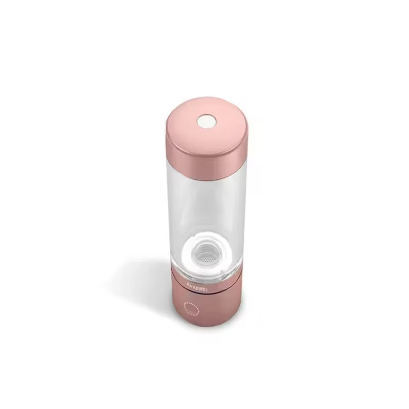 Portable Alkaline Water Bottle USB Rechargeable Glass Alkaline Hydrogen Water Bottle