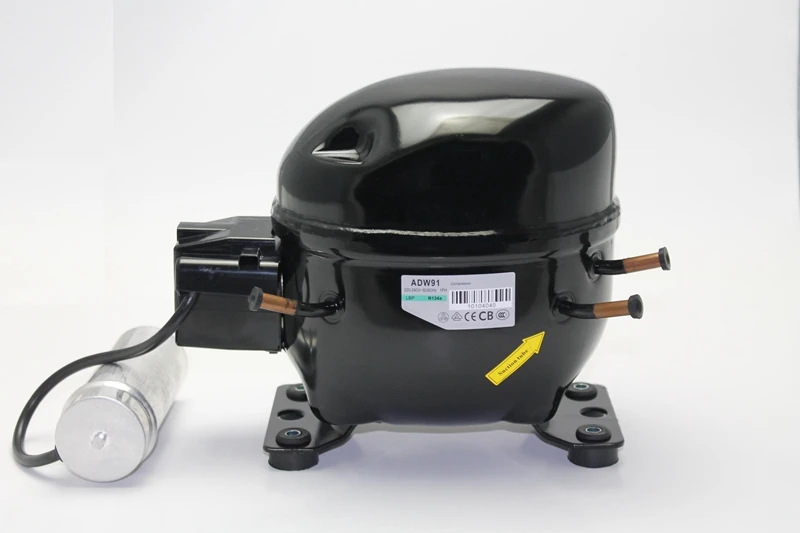 2021 Новый настраиваемый 12 вольт R134a R600a 1/8hp 1/2hp + охлаждающий компрессор