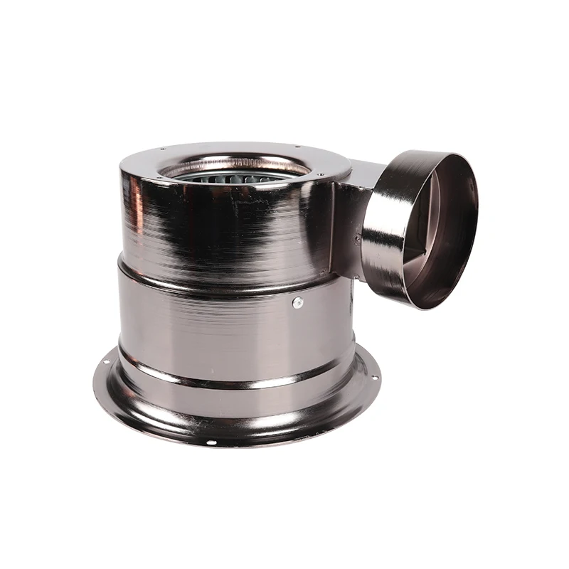 PINNOVO exhaust fan motor for korean bbq lifting exhaust smoke pipe with lampshade install side exhaust fans bbq