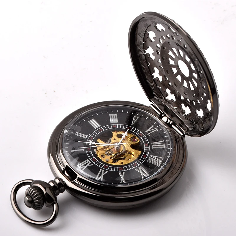 SW-102 Fashion High Quality Retro Chain Pocket Watch Man Mechanical Pocket Watch