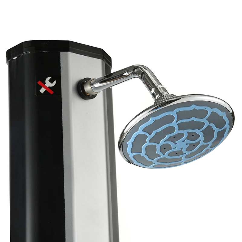CYEN Best selling black 35L zinc alloy handle energy-saving solar power simple assembly good price outdoor solar shower