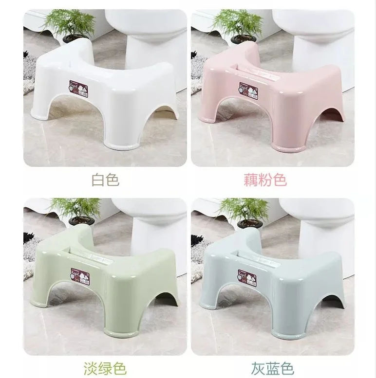 wholesale soft plastic toilet squatting  bathroom potty the step stool pooping squatty foot toilet stool pooping toilet chairs