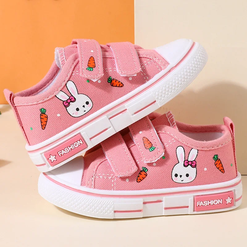 Children Canvas Kids Shoes Toddler Infant Boys Sneakers Girls Candy Color Casual Shoes Baby Kids Breathable Leisure  Soft