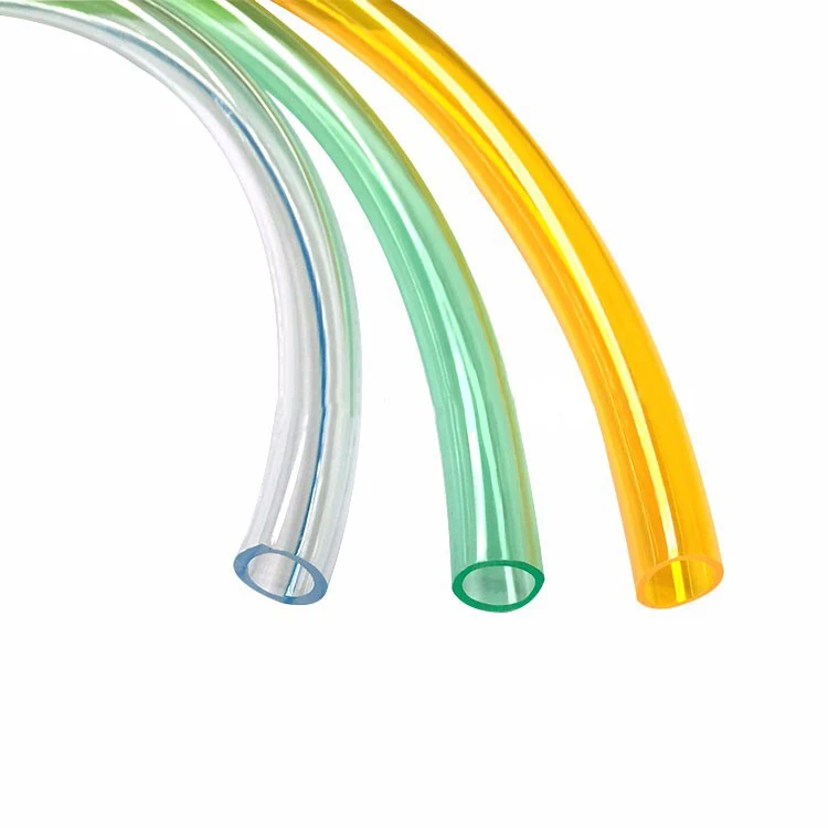 China manufacturer pvc transparent water level clear hose tube, Plastic single layer vinyl tubing unrein-forced 1 2 bar