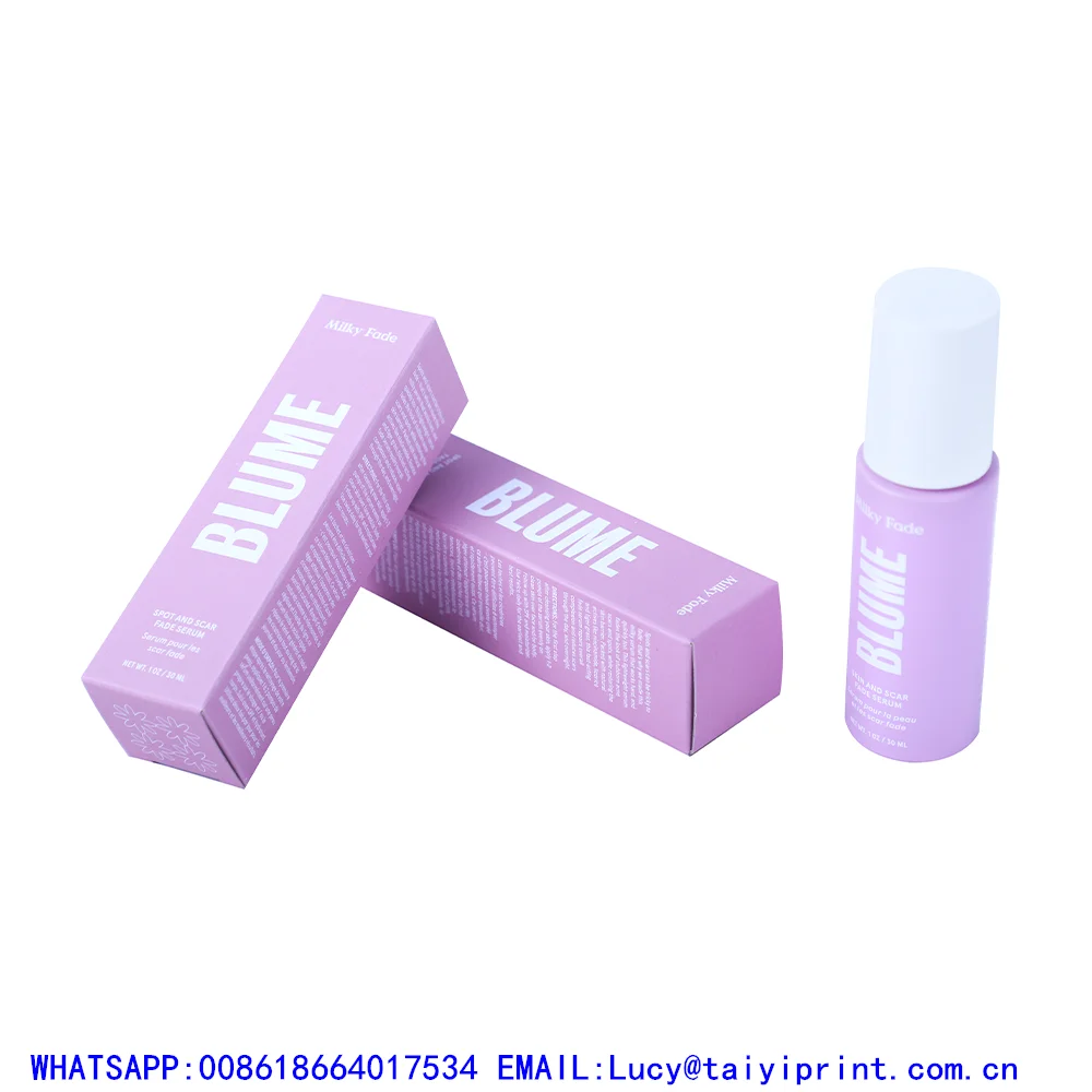 Bottle Packaging Gift Paper Box For Dropper Attar Water Bottle Box Packaging