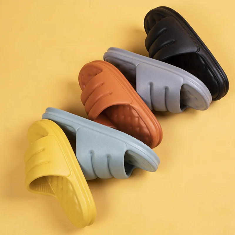 ZOULING Biscuit Slippers Super Thick Sofa Sandals Amazon Foreign Trade Slippers Bread Lovers Men and Women Sandals