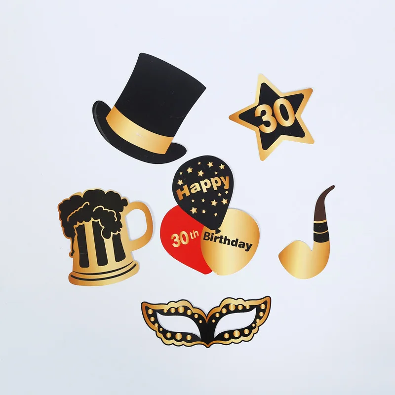 Smallorders C31 New funny different types of creative Photo Props paper wedding birthday party supplies