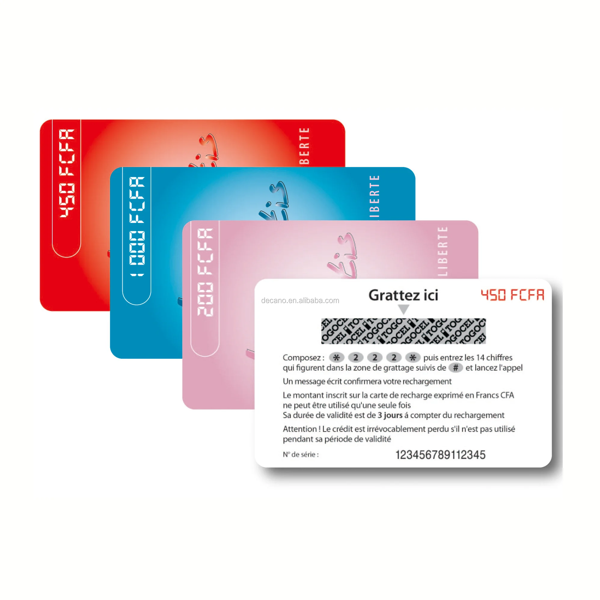 Бумажная карта с уникальным кодом и серийным