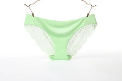 Индивидуальное женское мягкое нейлоновое кружевное эластичное женское нижнее белье OEM прозрачные сексуальные кружевные женские трусики