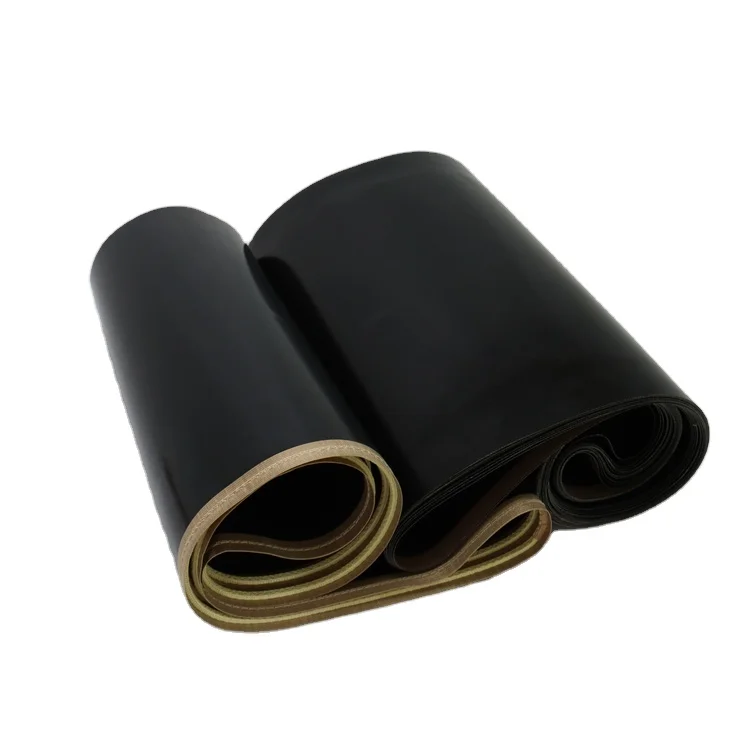 Good Tensile Strength Non Toxic Fabric PTFE Fusing Belt Seamless conveyor belt for Machine