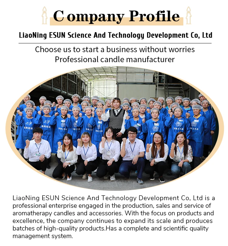 Best selling handmade private label customized soy scented candle with dried flower  inside