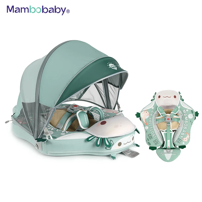 Factory Made  Air Free Mambobaby Baby Float Non-Inflatable Safe and Fun Baby Swimming Ring for Babies First Swim in Pools.