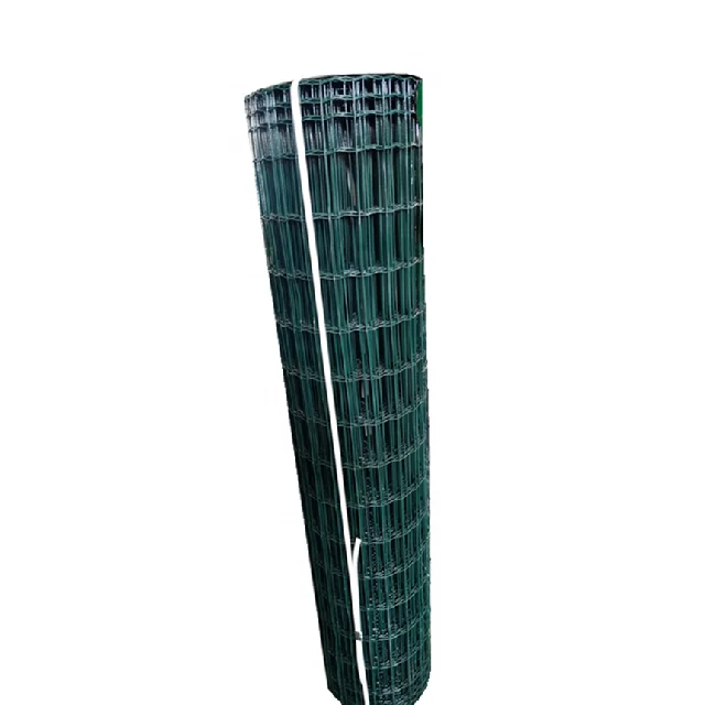 50mm  x50mm PVC Coated Galvanized Welded Wire Mesh Fence Euro Garden Fencing