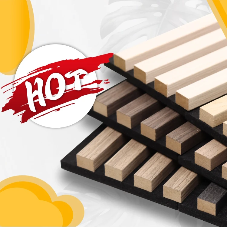 Factory Price Acoustic Panel 3D Natural Oak High Quality Pet Panel Sound Absorbing Decoration Wall Acoustic Wood Panel