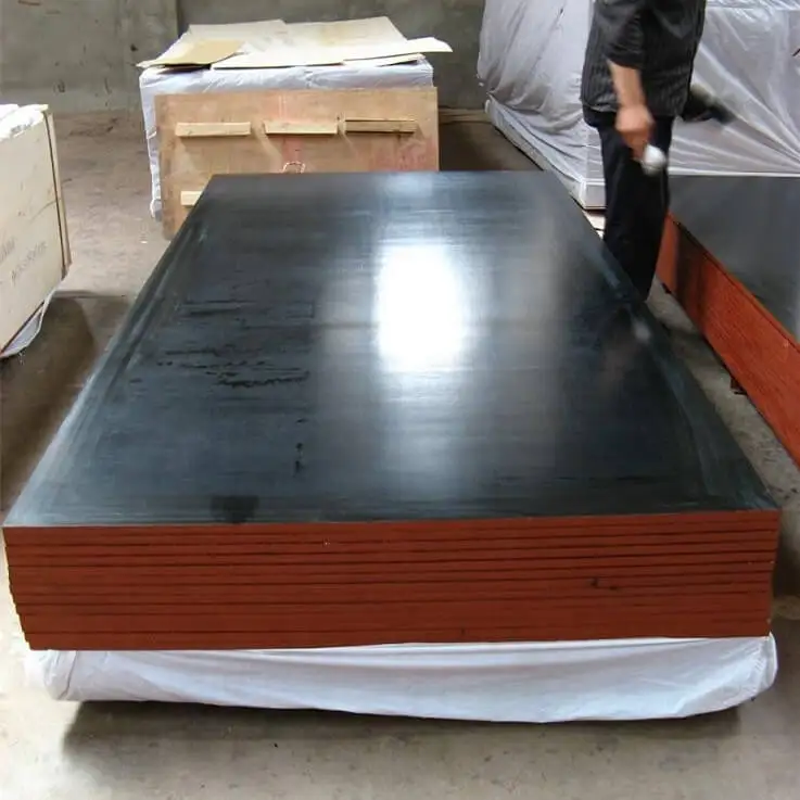Cheaper Price 17mm 18mm Black Brown Poplar Core Construction Concrete Formwork Finger Jointed Film Faced Plywood