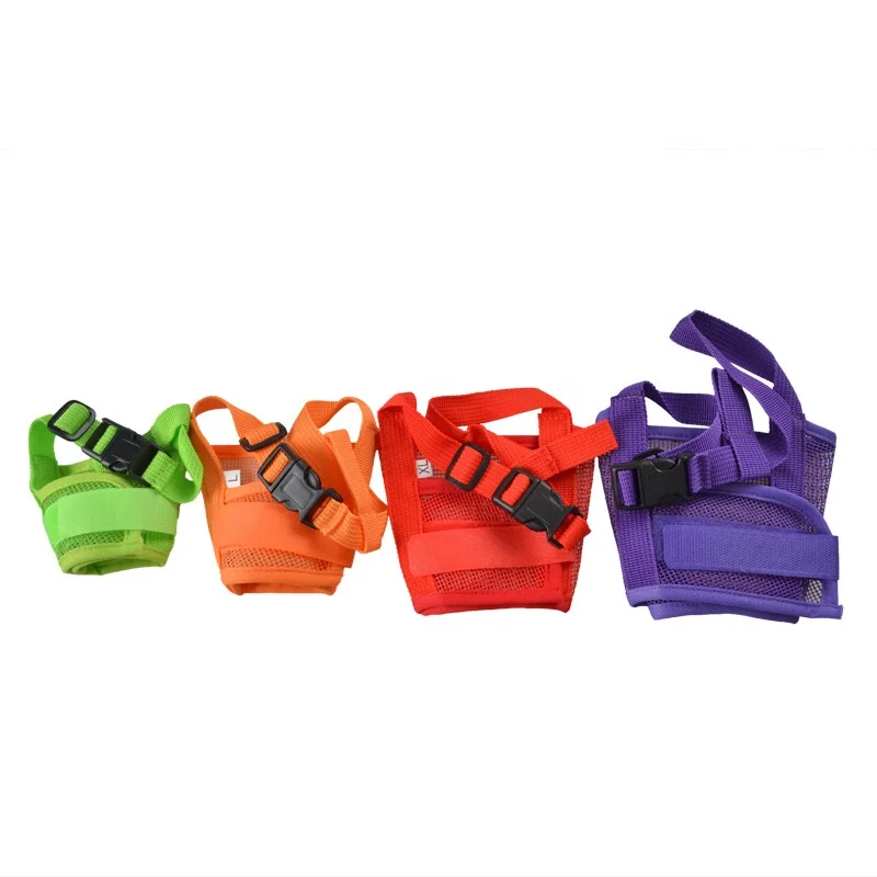 Nibao Anti biting barking adjustable mesh custom dog muzzle nylon