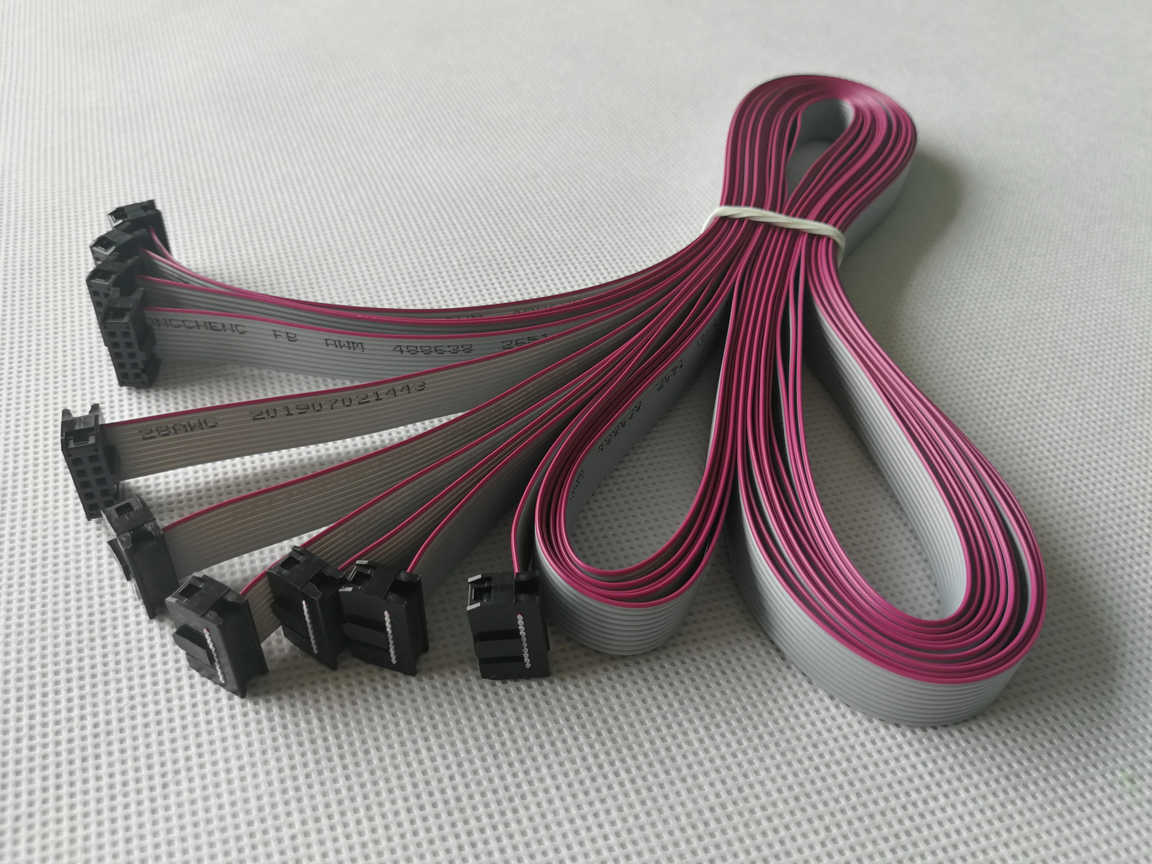  IDC 6pin 10pin 16pin ленточный кабель плоский медные Проводные разъемы для изготовления на заказ жгут проводов