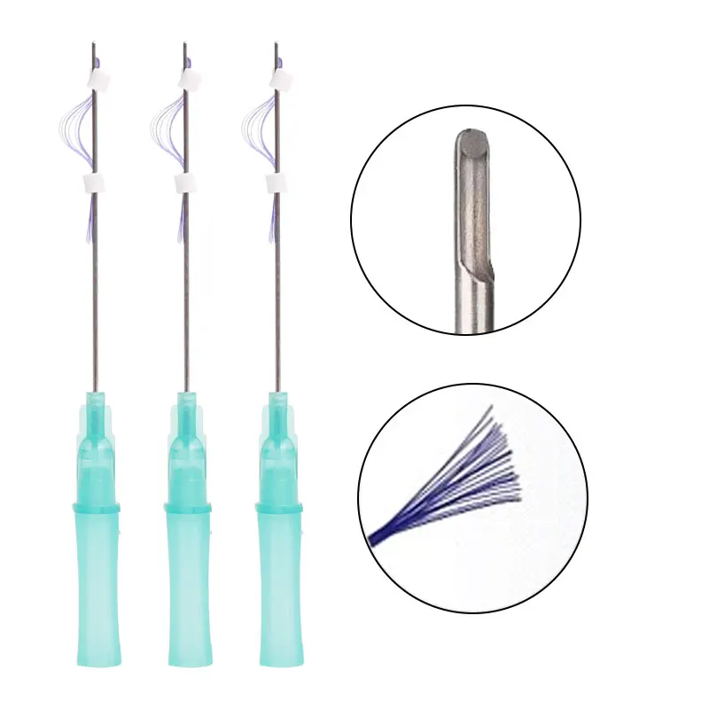 explosion multi lift pdo thread for face Nasal lines pdo mono thread many pieces 10line Pdo pcl thread lift
