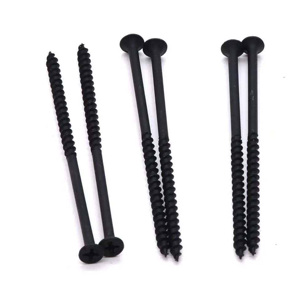 Fine Thread black Phosphorus Drywall Screw Countersunk Head Self-tapping Screw Woodworking Plasterboard Drywall Screw