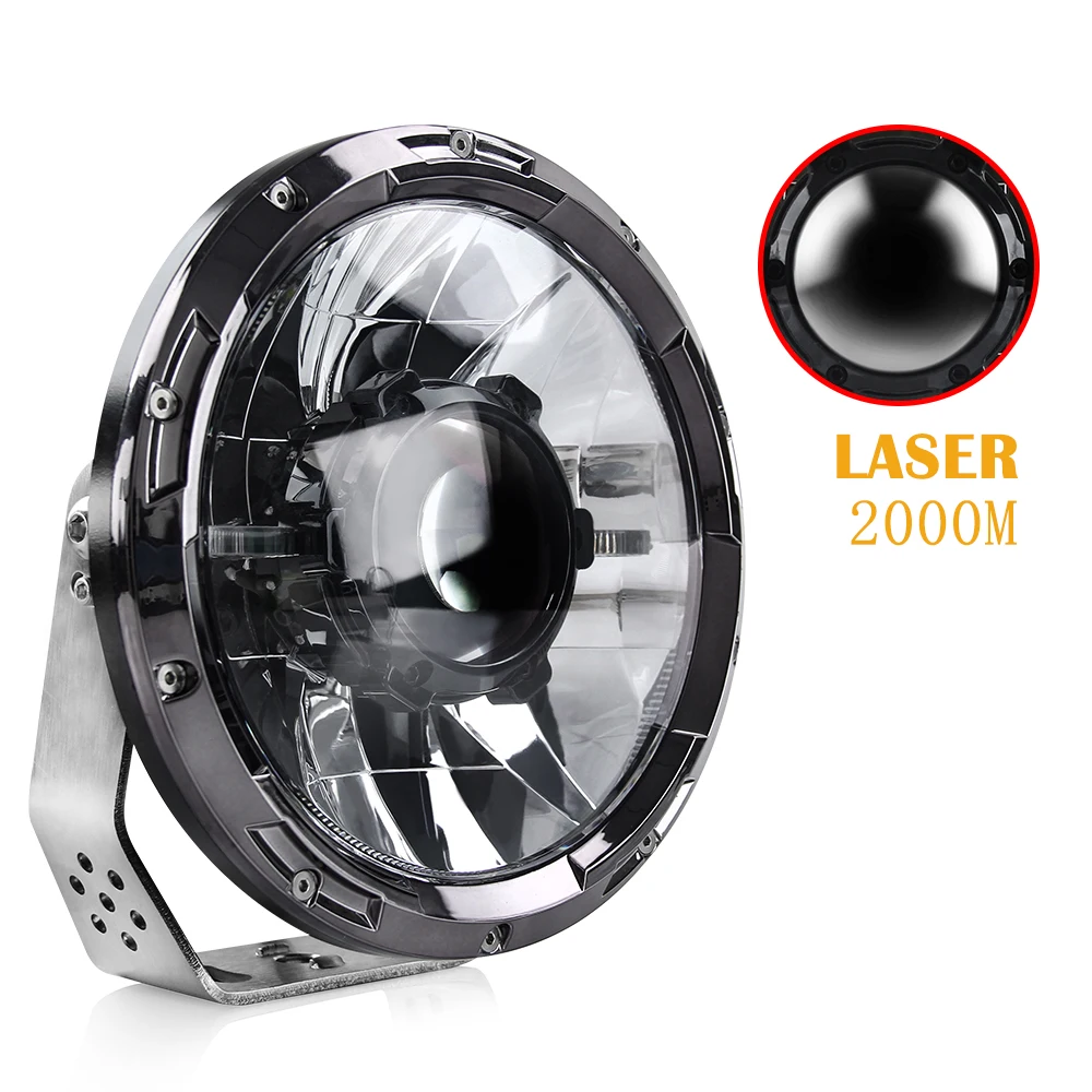 2000M Distant 7inch Headlight 100000Lm Laser Spot Beam 145w 12V 4x4 laser Led Work Light for truck