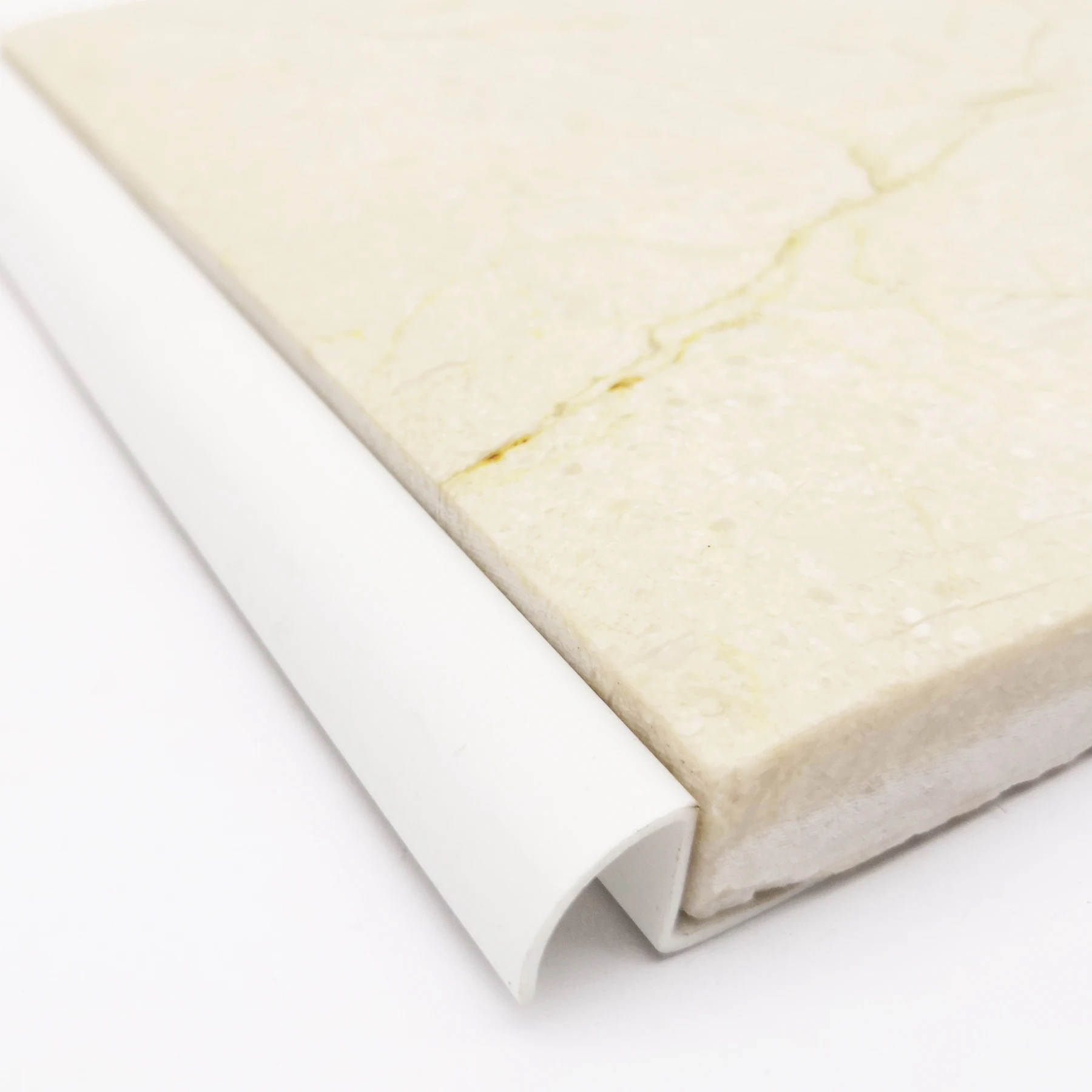 Низкая цена, простой цвет, ПВХ пластиковая керамическая плитка, угловая отделка