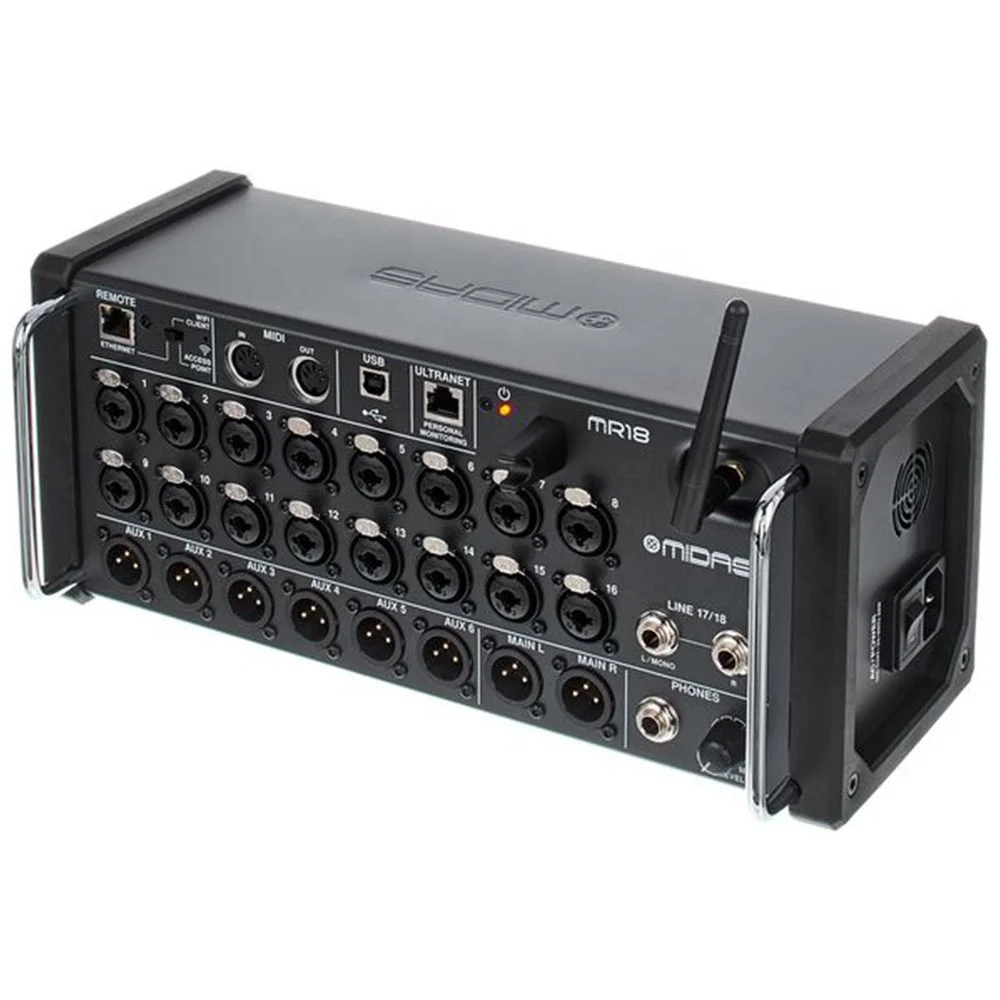 Midas MR18 Digital Mixer Pa Sound System Music Equipment 18-Channel Digital Console For Stage Live Show