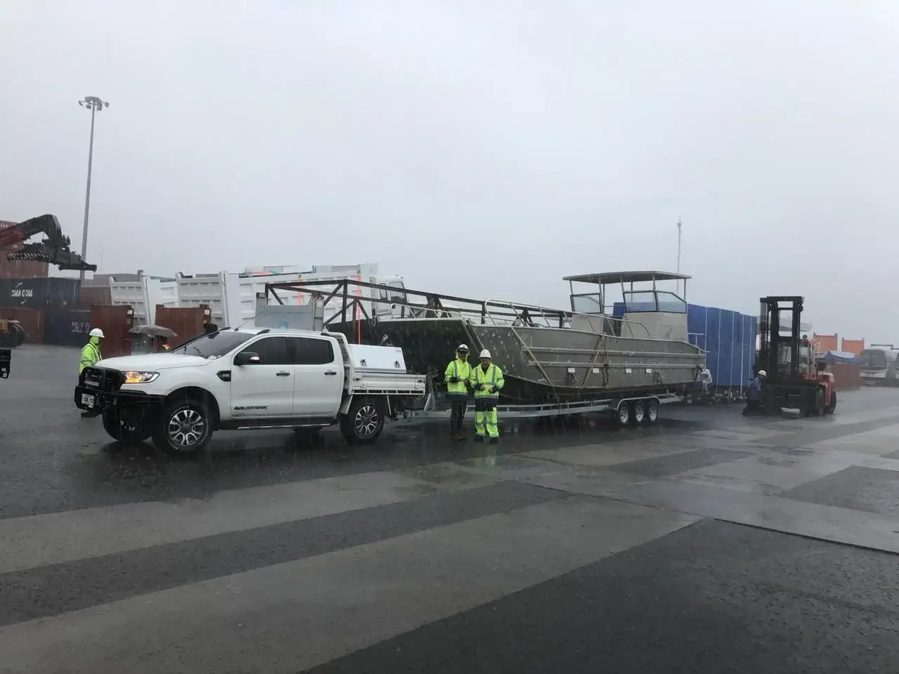 8.50m 28ft Sea Farming Aluminum Landing Craft Work Boat for sale