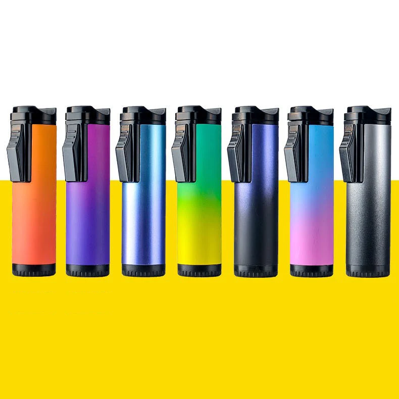 Индивидуальный Логотип Vaper дымовая перезаряжаемая кальянная ручка радужная цветная газовая зажигалка для сигарет