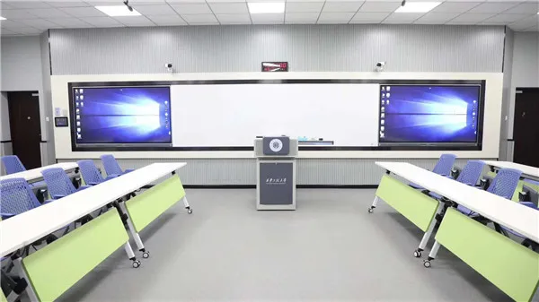 Digital Lectern/podiums For classroom lecture hall Credible Quality Advertising Digital Lectern with side computer table