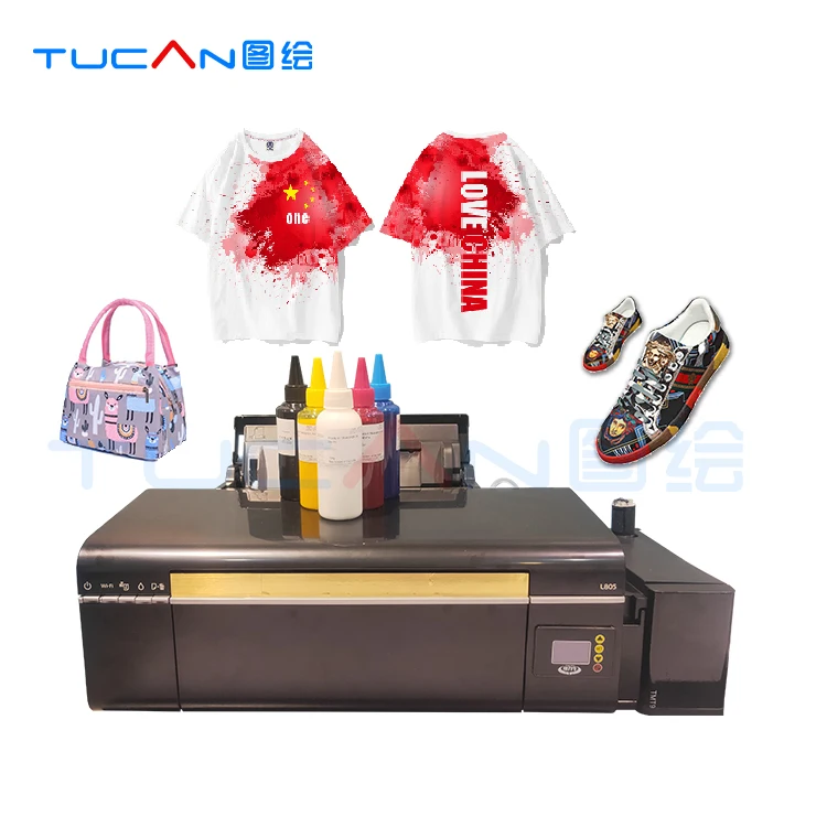 A3/A4 Small scale EPR330 Printhead Sublimation Textile Printer A4 Size Dye Sublimation Printer For PET Film Print