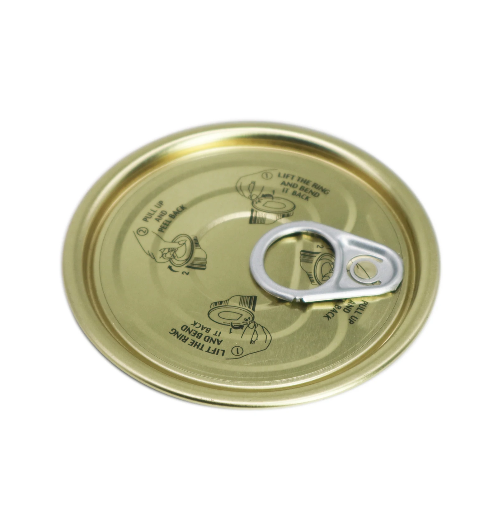 401 round easy open TFS EOE lid for food can