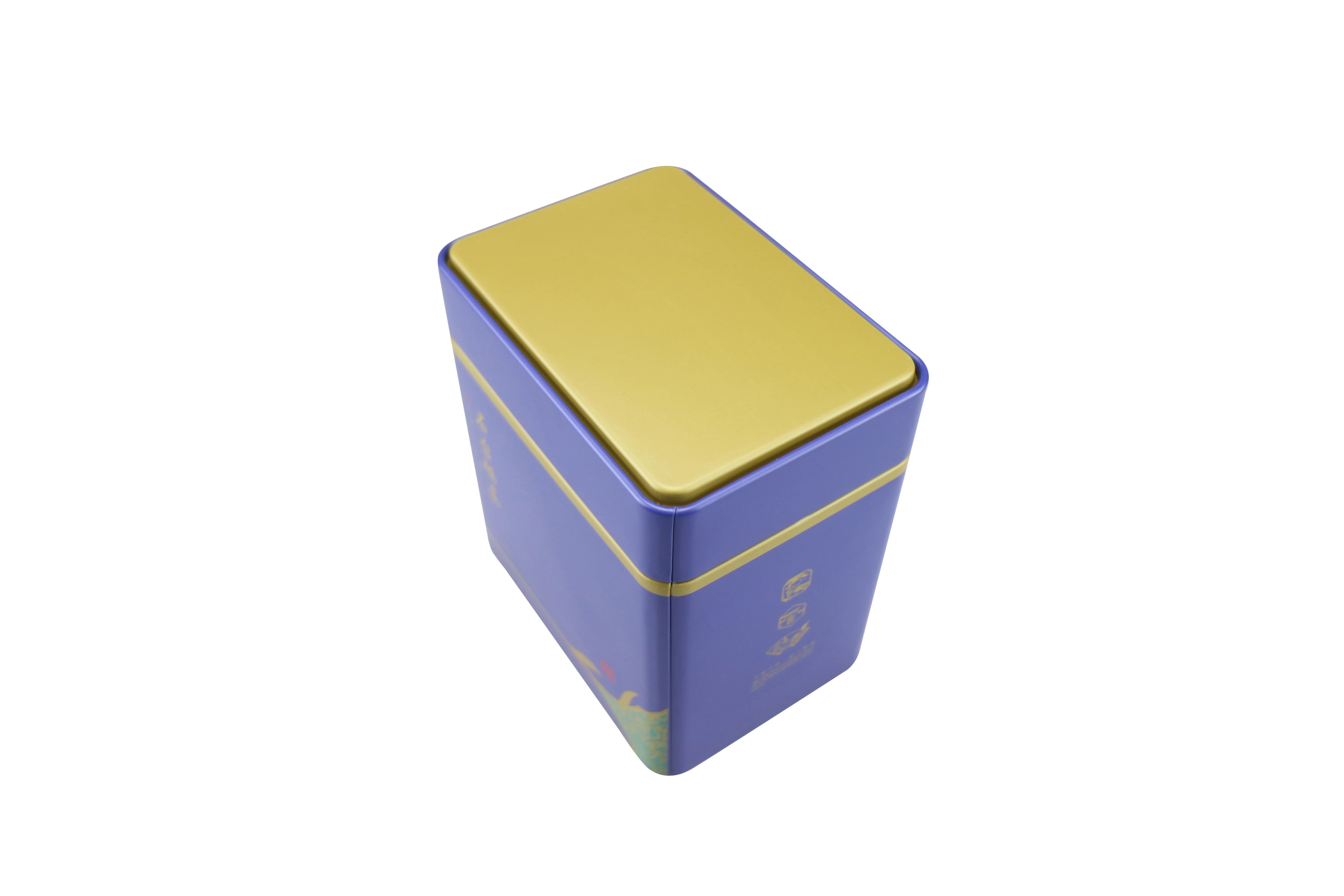 
100g 250g Metal Containers Biscuit Container Cookies Tin Box tea cans 