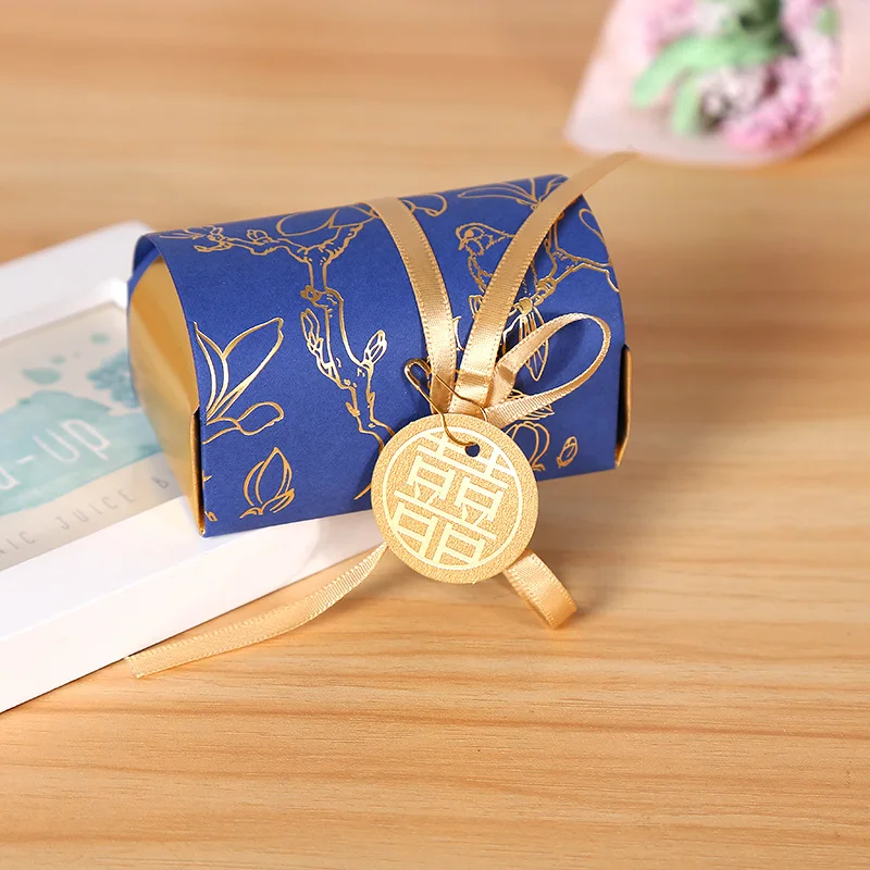 wine red blue white paper treasure chest candy box favor boxes for wedding party giveaways supplies guests