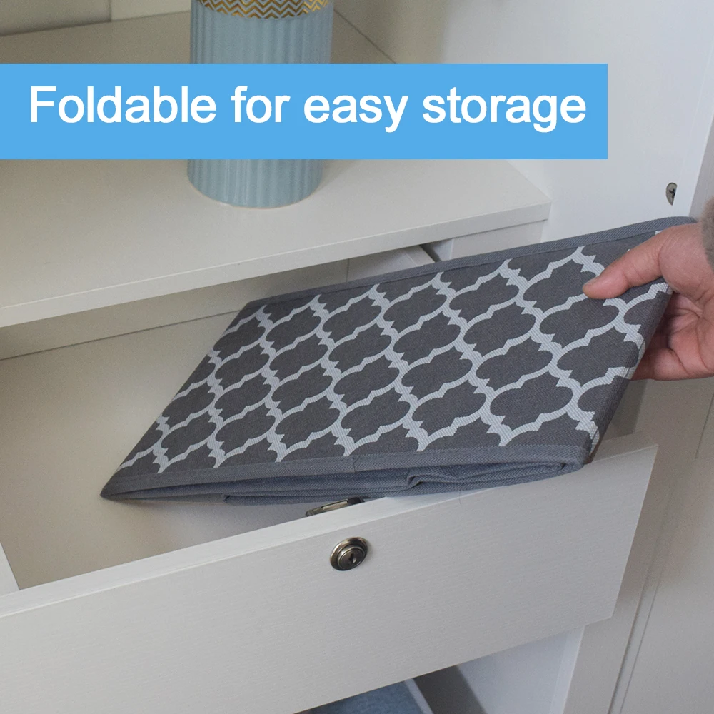Upgraded Large Capacity Drawer Organizer Foldable Wardrobe Jeans T-shirt Clothes Organizer Storage Box with Support Board