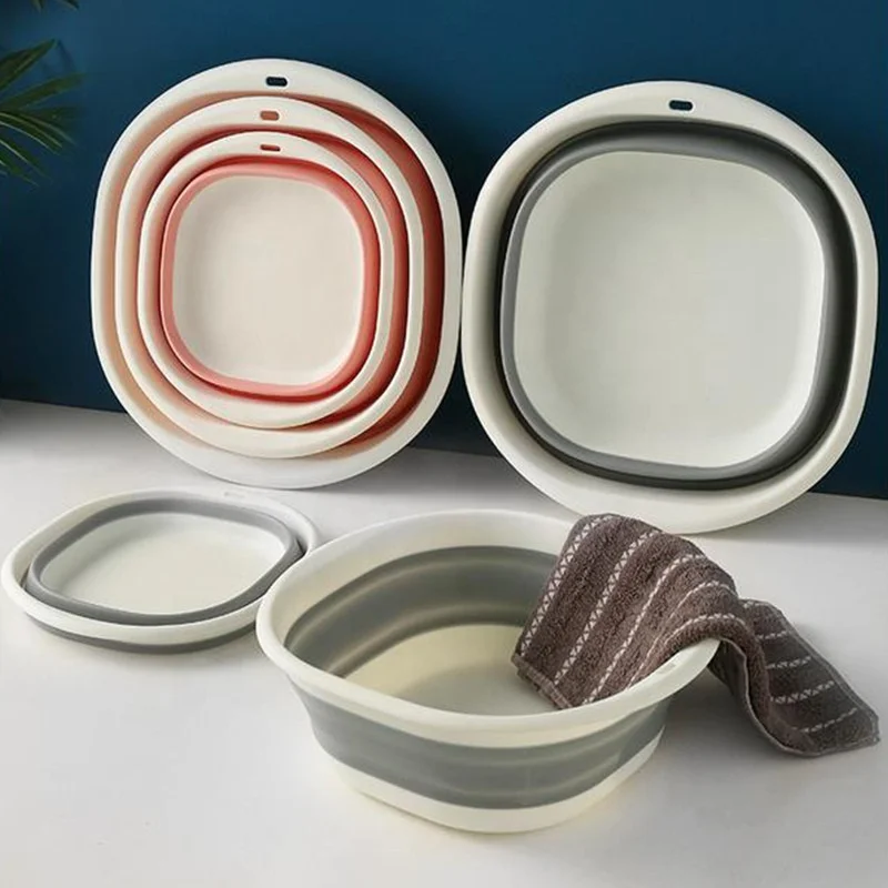 Portable compressed travel small laundry Basins Foldable washbasin Large Family Student Dormitory Baby basin
