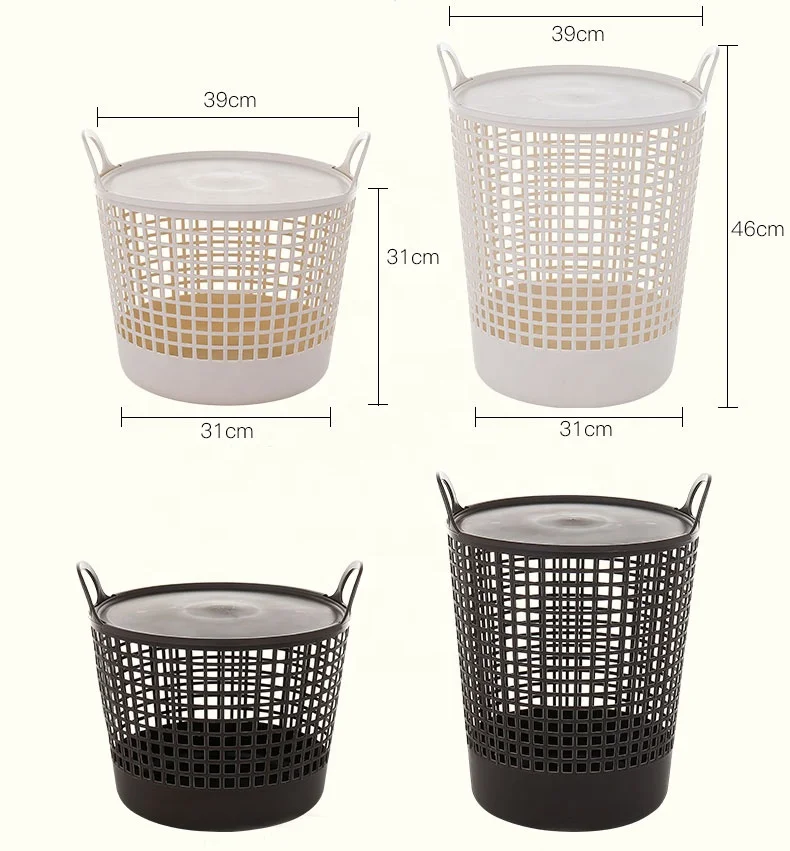 Kworld Factory Direct Sale Multifunction Sundries Clothing Space Saving Laundry Basket Handle No Lid