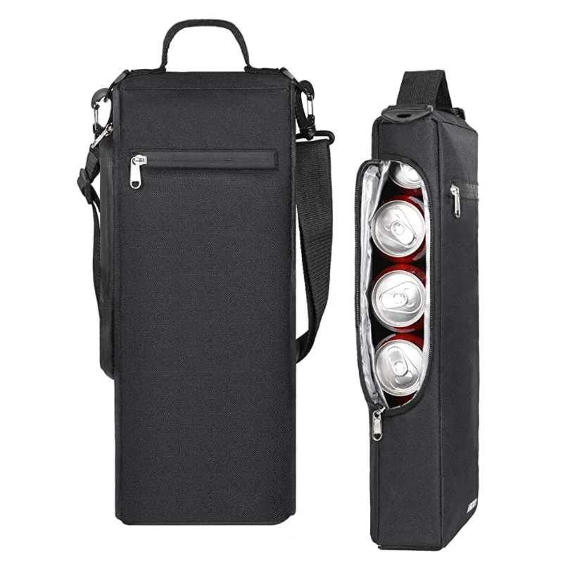 Outdoor Golf Cooler Bag Wine Beer Insulated Cooler Holder Car Drinks Wine Beer Bag Case Handbag
