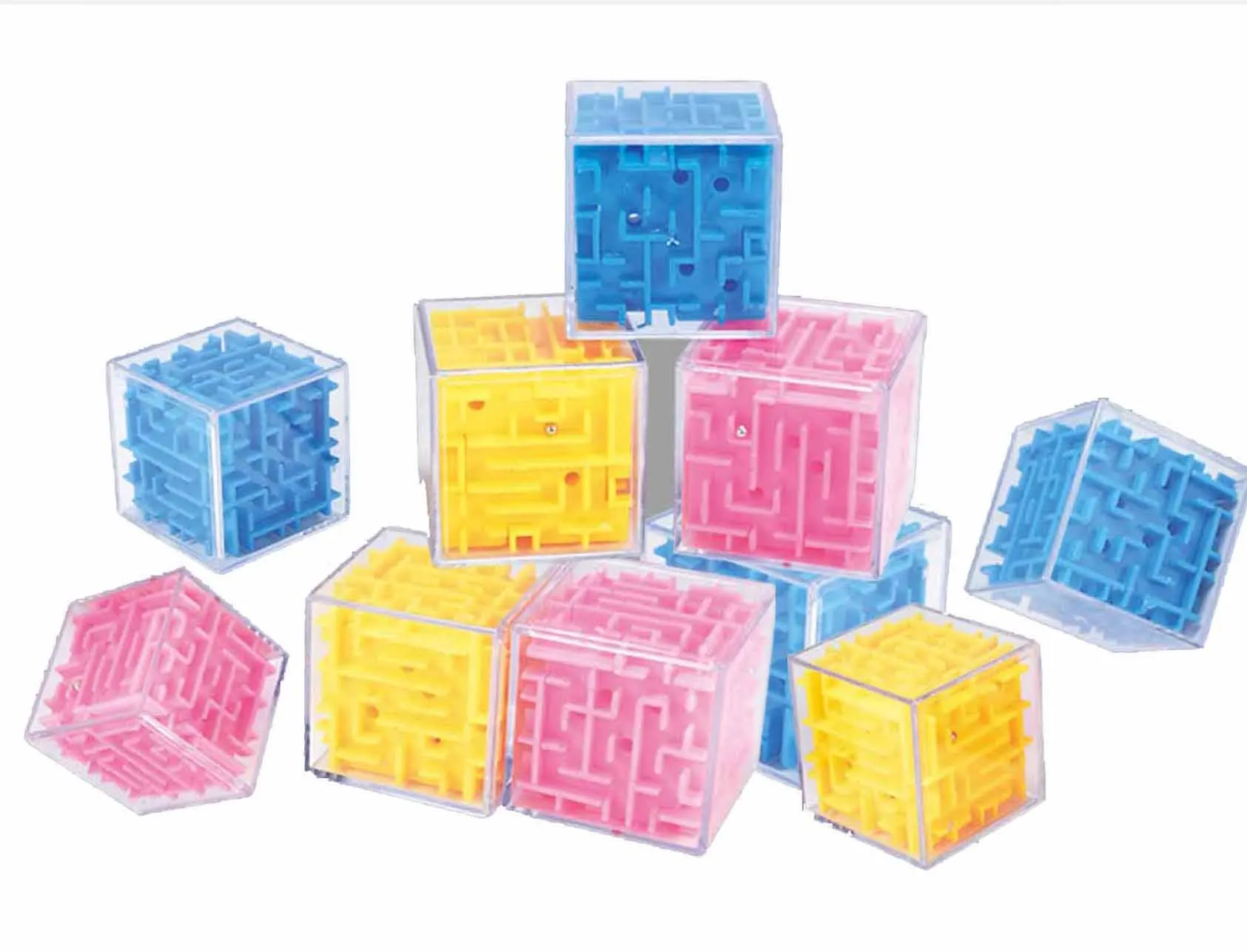 children Brainstorming game  promotion toys kid mini balance cube  mini maze ball toy game
