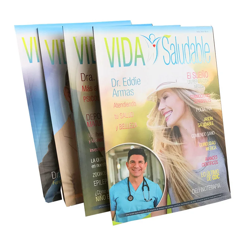 Manufacturer Print Glossy Paper a4 a5 magazine printing