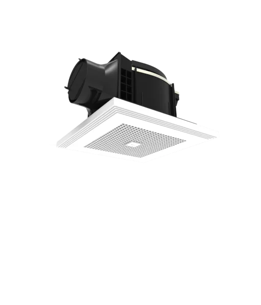 MIA Residential 150m3/h 300*300mm Ceiling Mounted ABS Plastic Square Shape Odor Extractor Air Exhaust Fan For Bathroom Kitchen